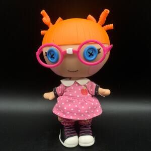 Lalaloopsy Littles Specs Reads-A-Lot Silly Hair 7” Doll Hard Plastic